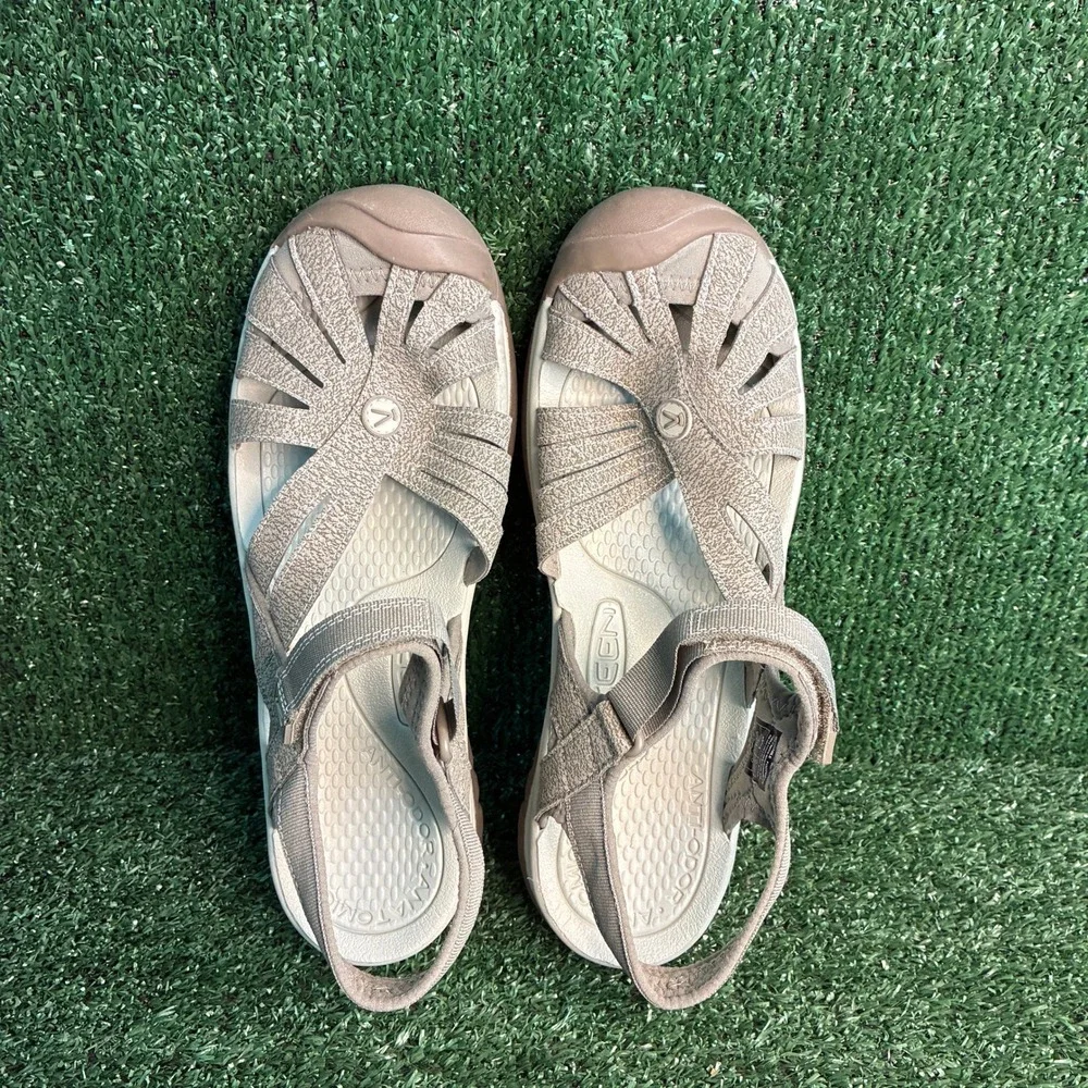 NEW KEEN Rose Closed Toe Outdoor Hiking Sport Water Sandals Brindle Womens Sz 10
